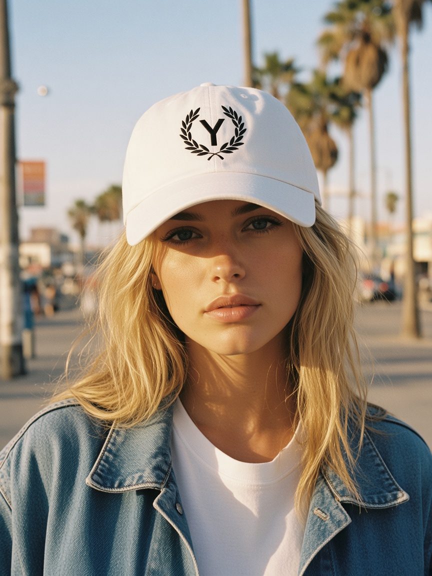 Laurel Cap in White