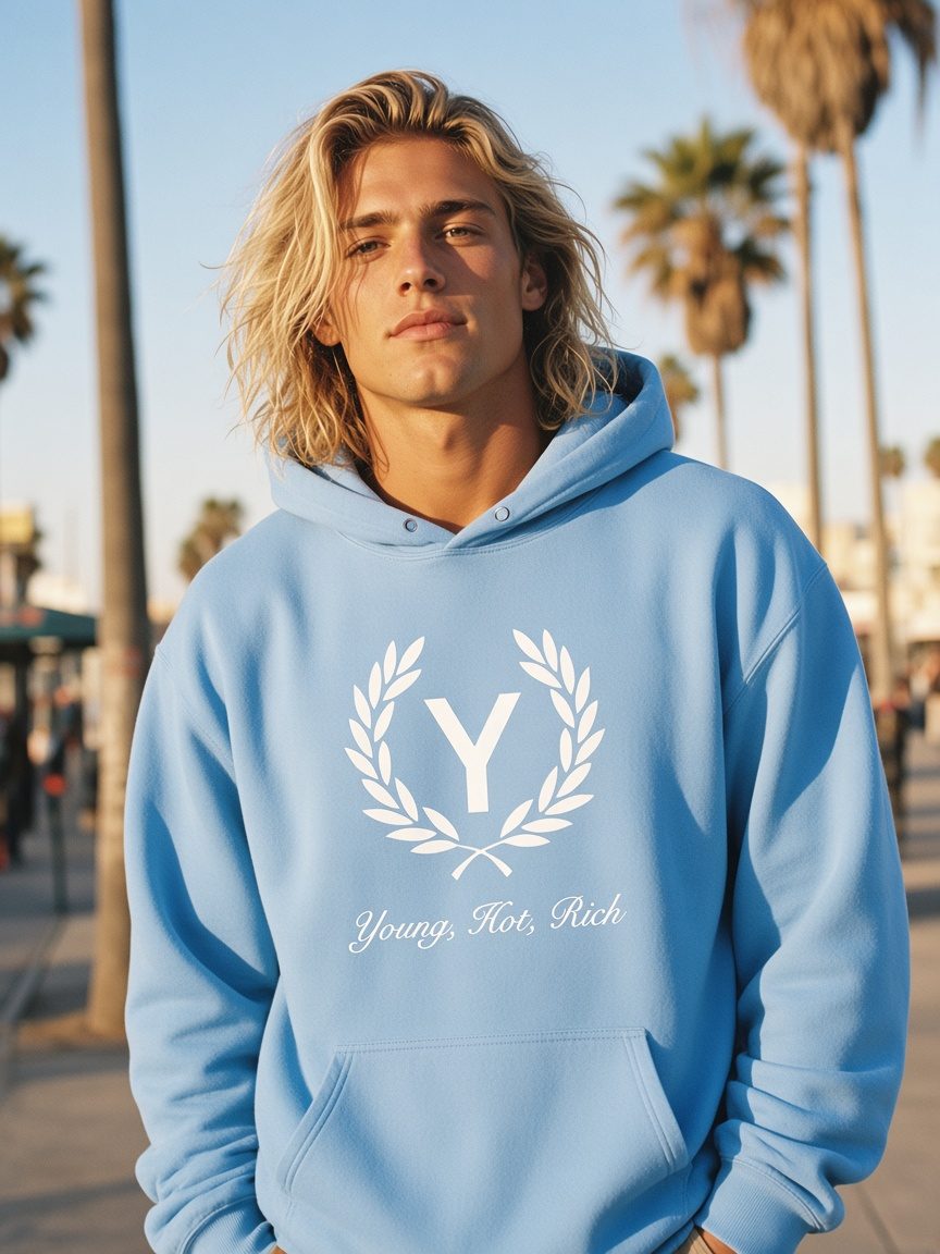 Laurel Hoodie in Light Blue
